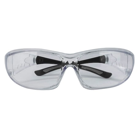 PrimeX Gray Lens Black Temple,Anti-Scratch Anti Fog Safety Glasses